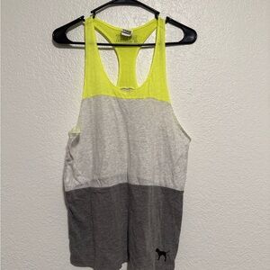 PINK Victoria's Secret Neon Yellow Tank